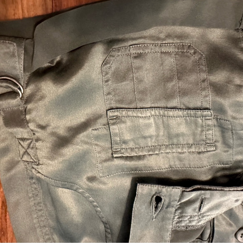 Rich & Skinny Women's Green Cargo Shorts - Picture 4 of 7